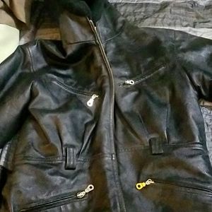 Genuine Leather Child's Coat
